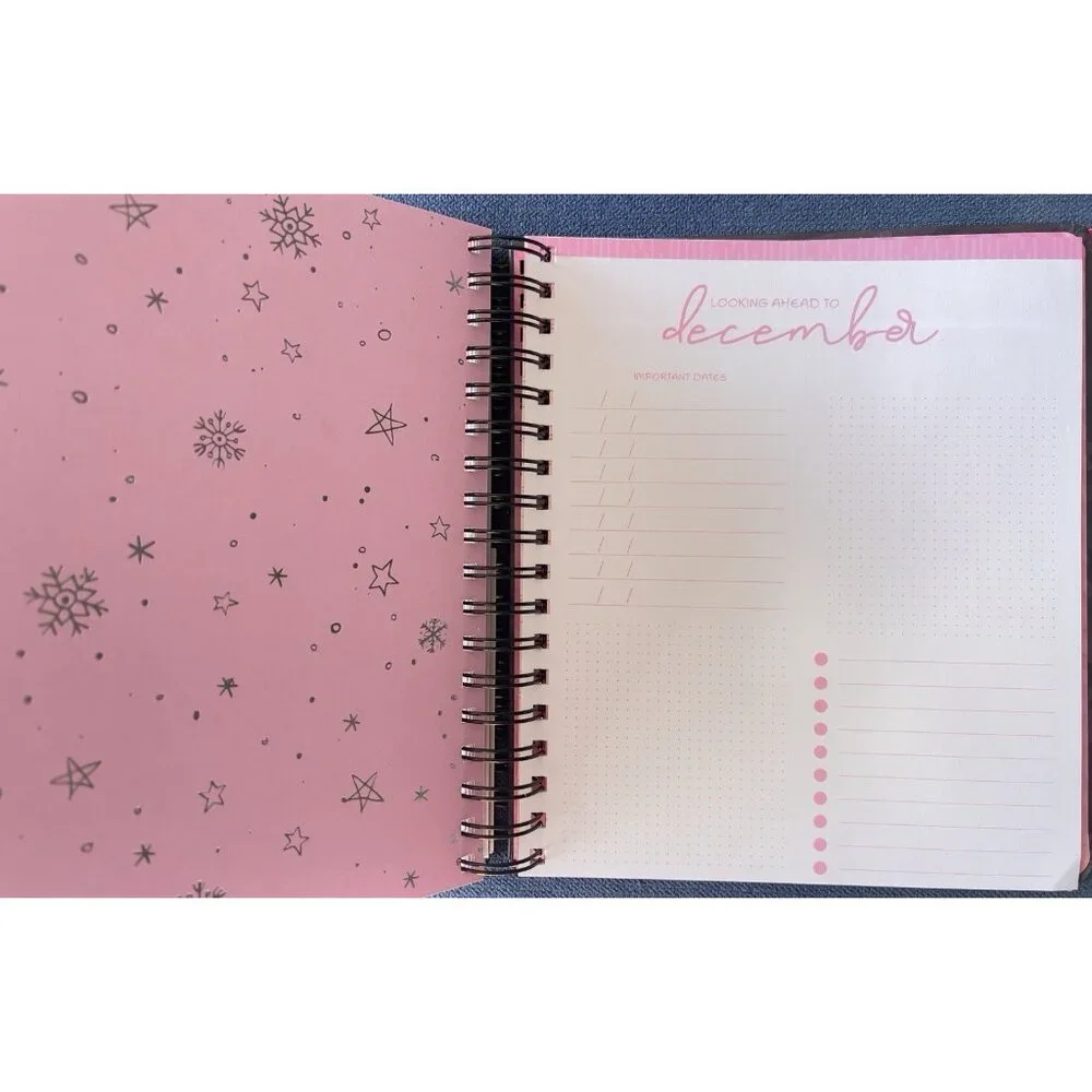 17 Month Planner Black CAMO Aug 2025 -Dec 2026 Weekly Planning Note Page Gift